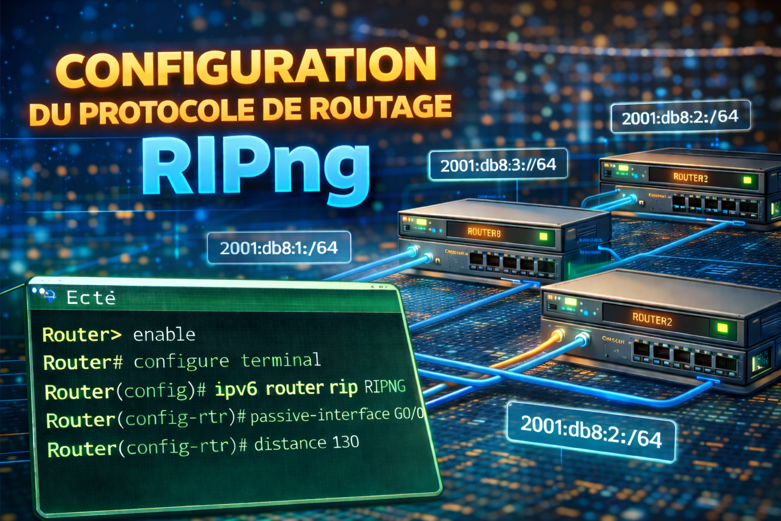TP09 – Configuration du protocole de routage RIPng