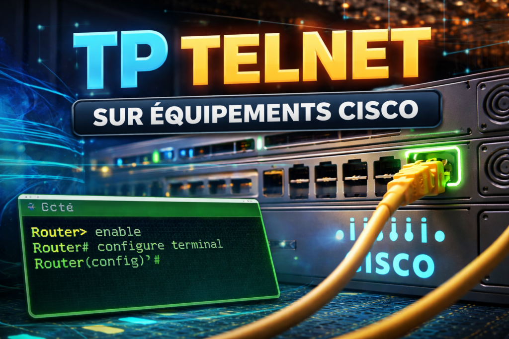 TP03 – Configuration de l&rsquo;accès à distance par Telnet