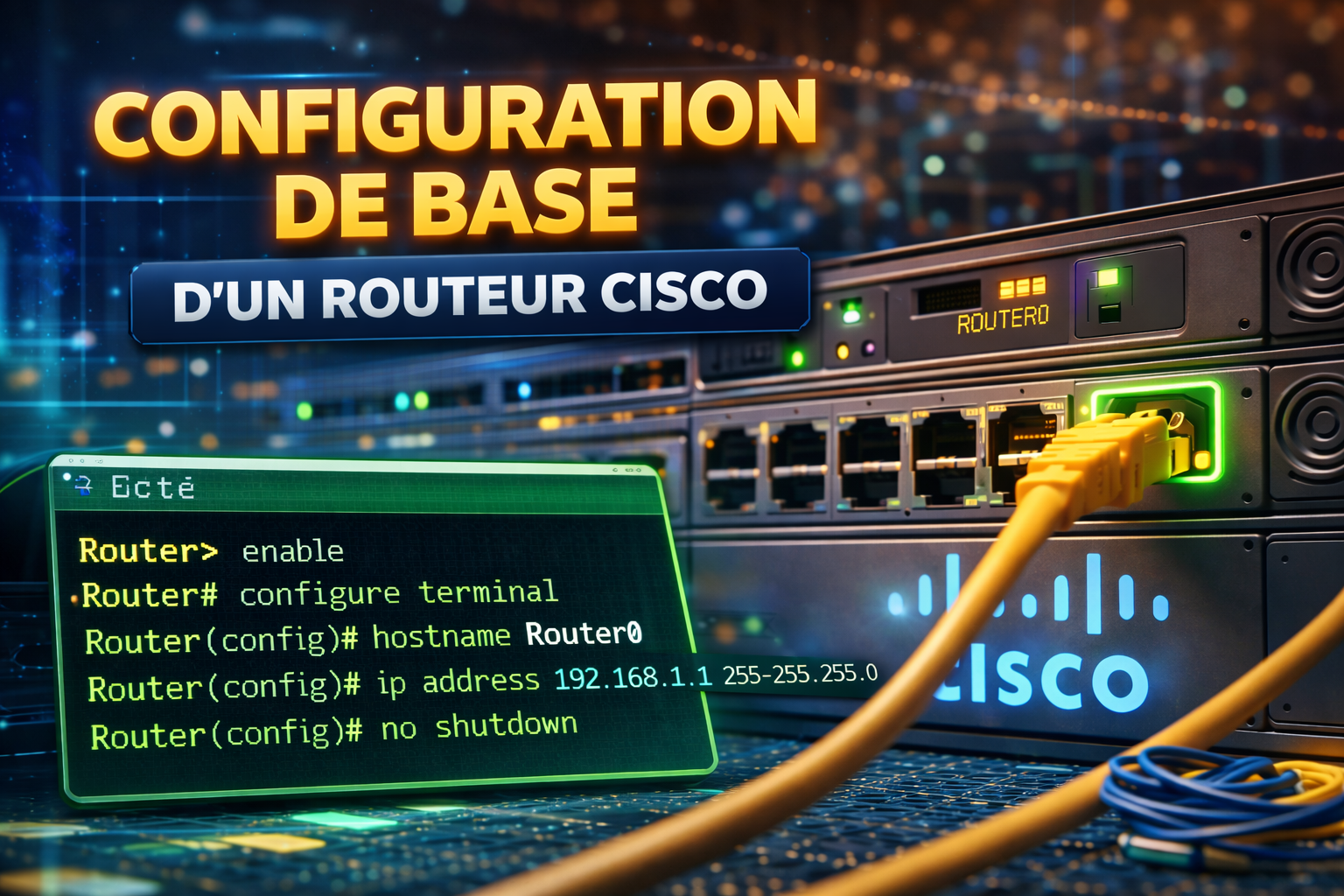 TP02 – Configuration de base d&rsquo;un routeur