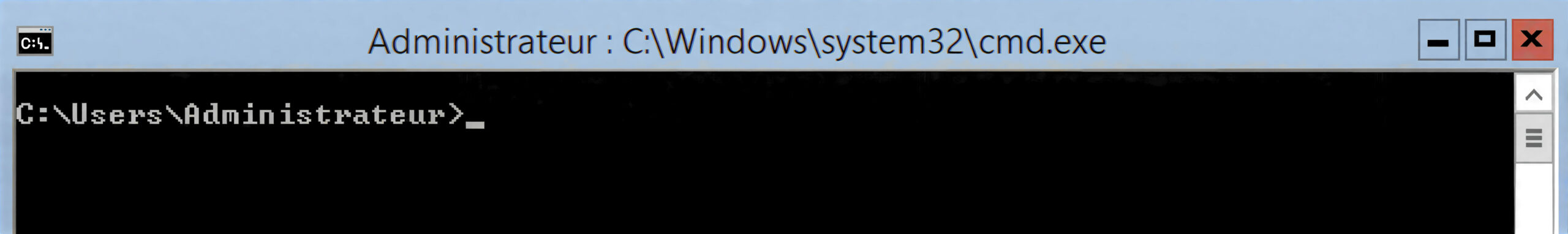 Étape 1 - Invite de commandes Core