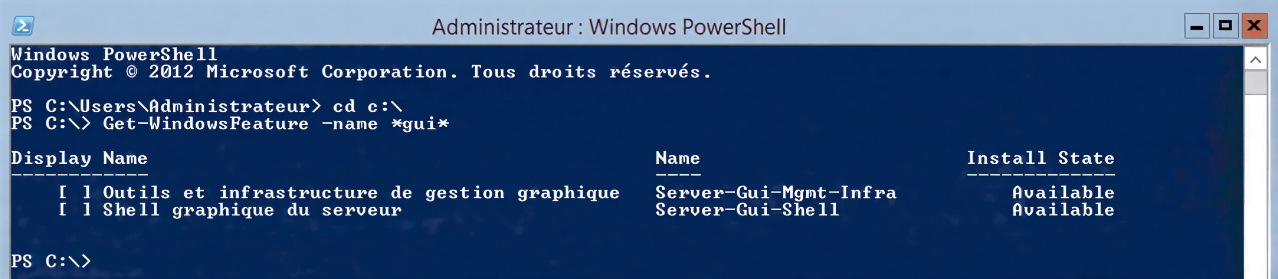 Étape 3 - Vérification fonctionnalités