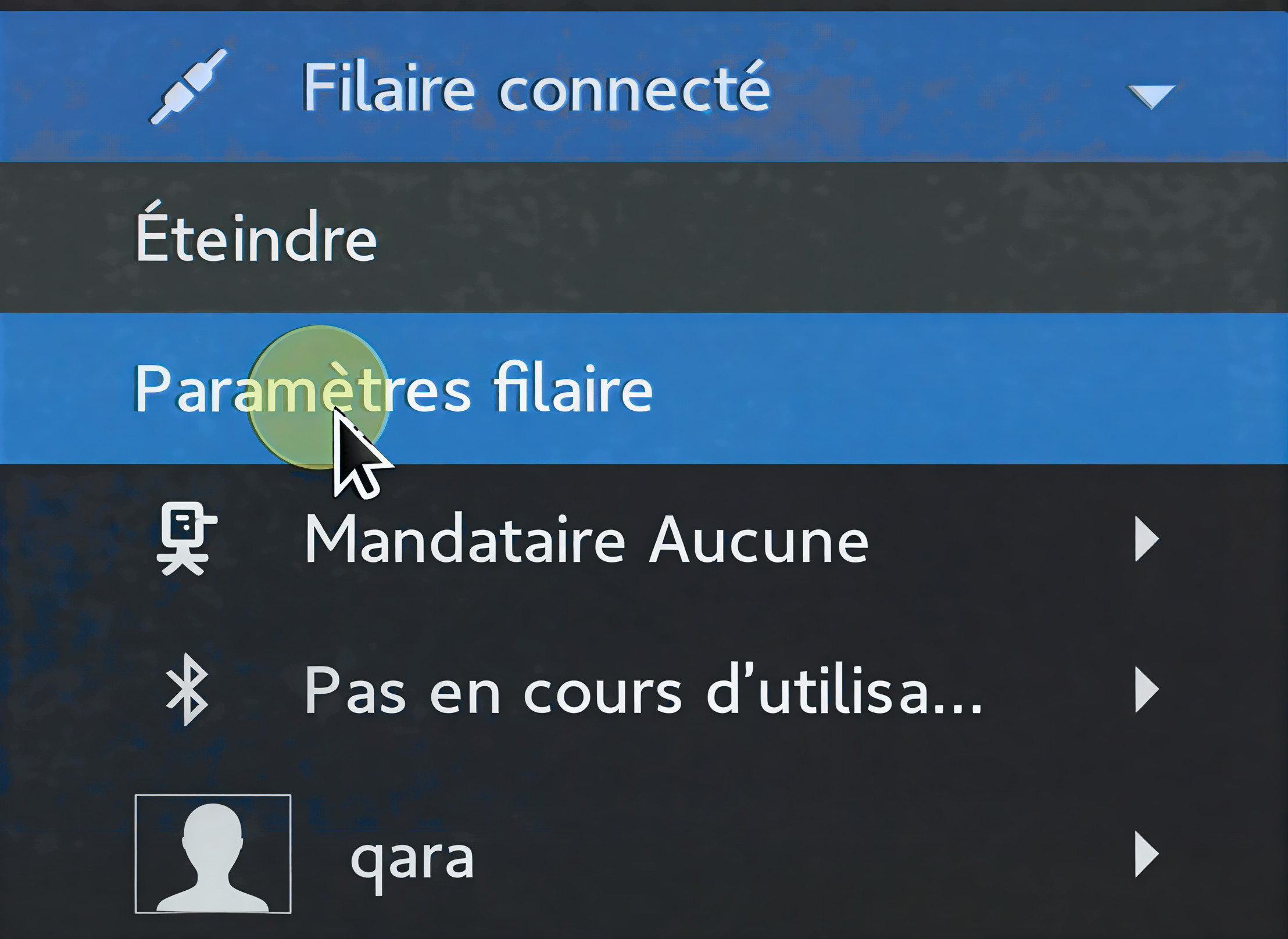 Filaire connecté