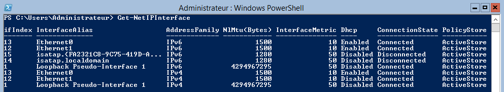 Étape 2 - Interfaces réseau