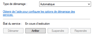 Étape 4 - Arrêter le service