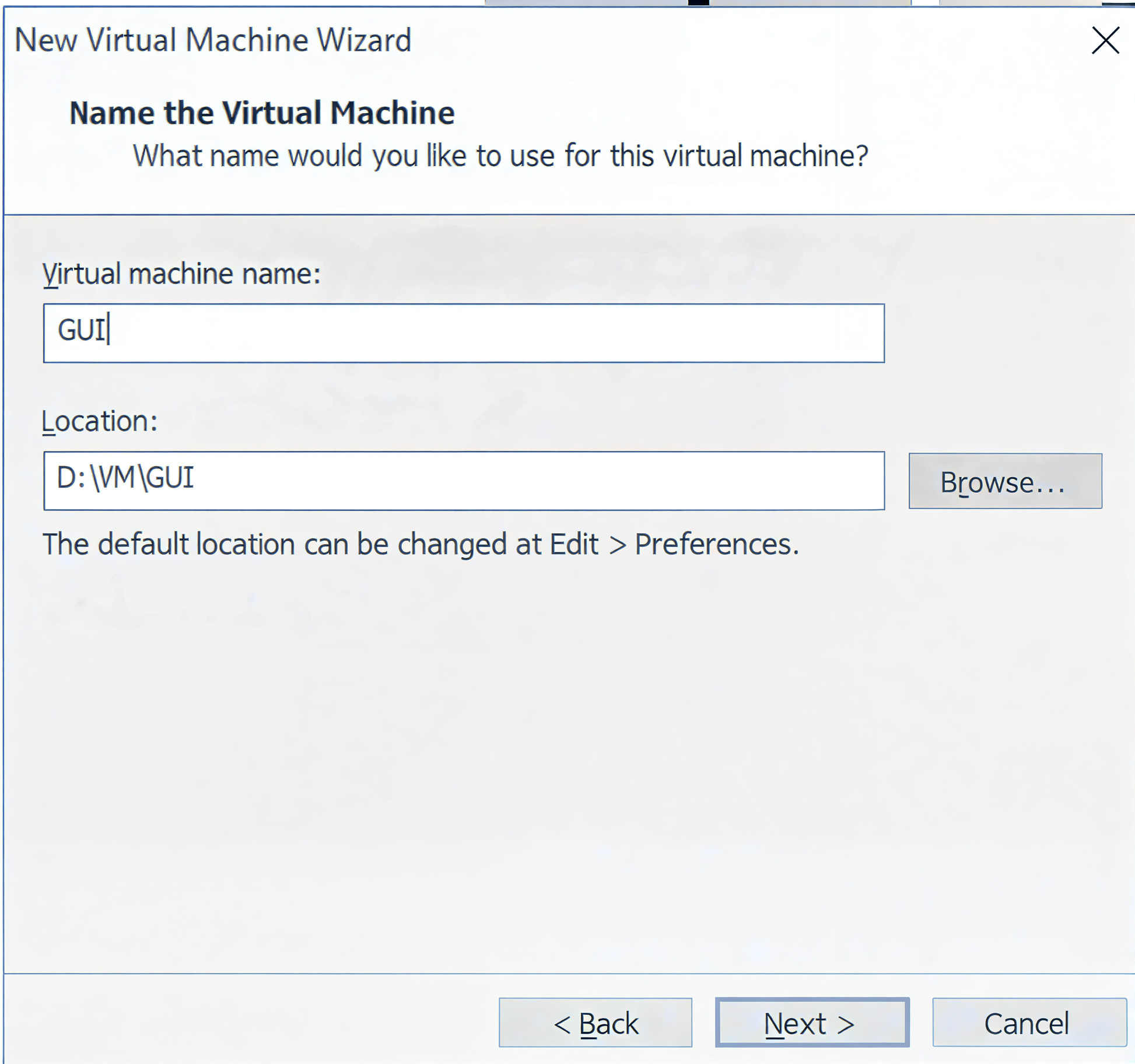 Étape 6 - Nom de la machine