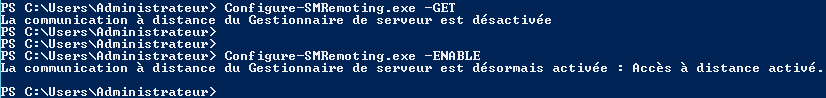 Étape 1 - Activer le service de gestion à distance