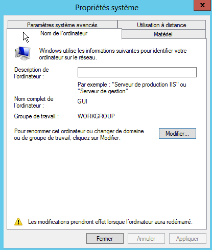 Étape 6 - Fermeture
