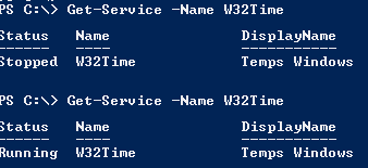 Étape 1c - Vérifier l'état du service sur GUI