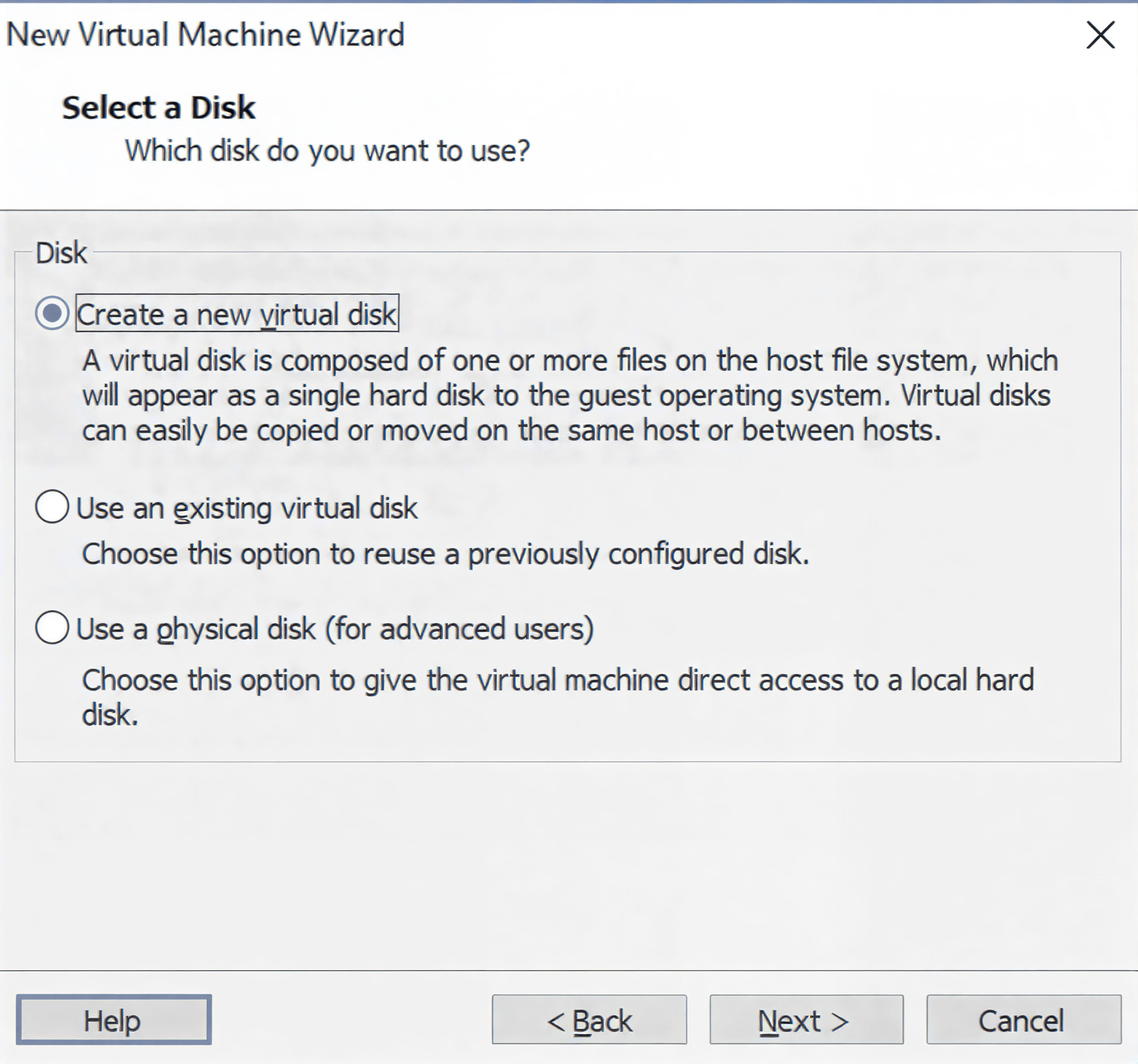 Étape 13 - Nouveau disque
