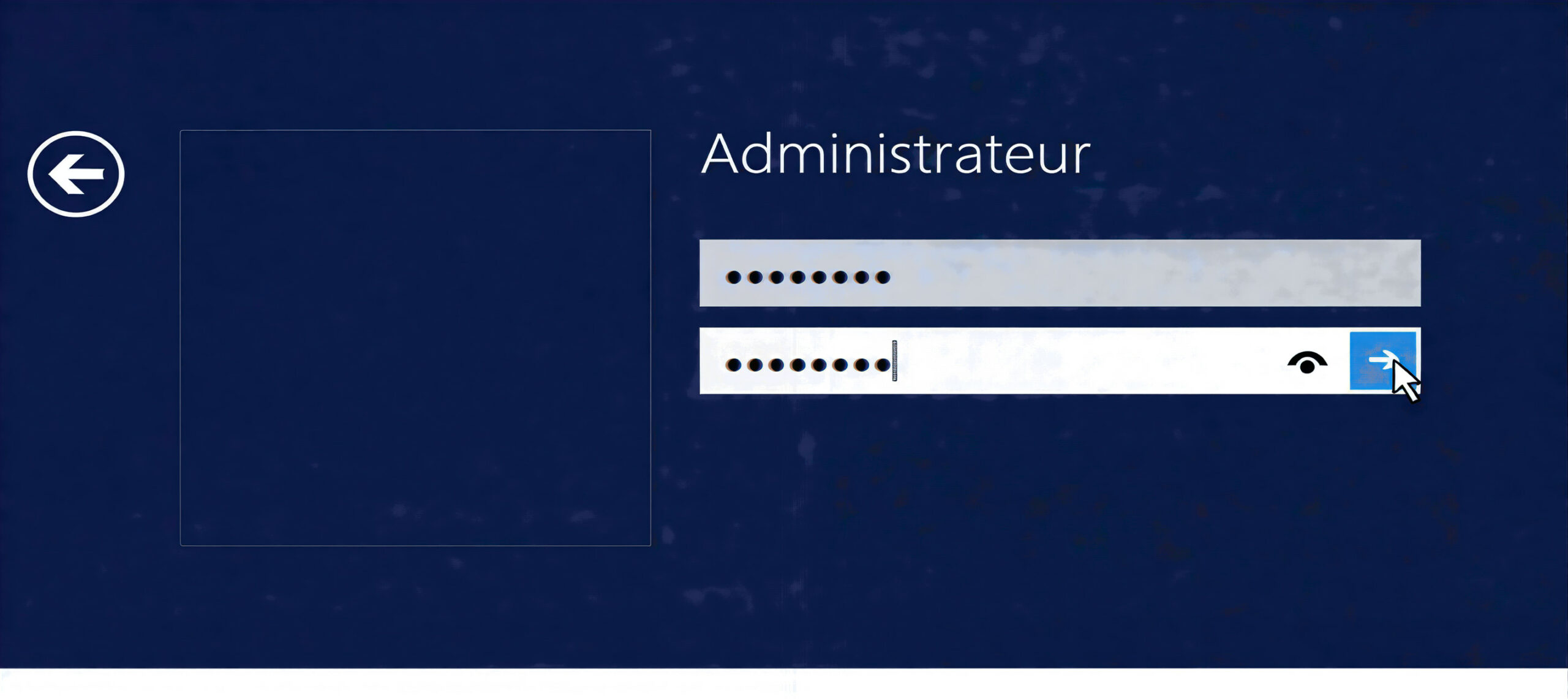Étape 9.2 - Mot de passe administrateur