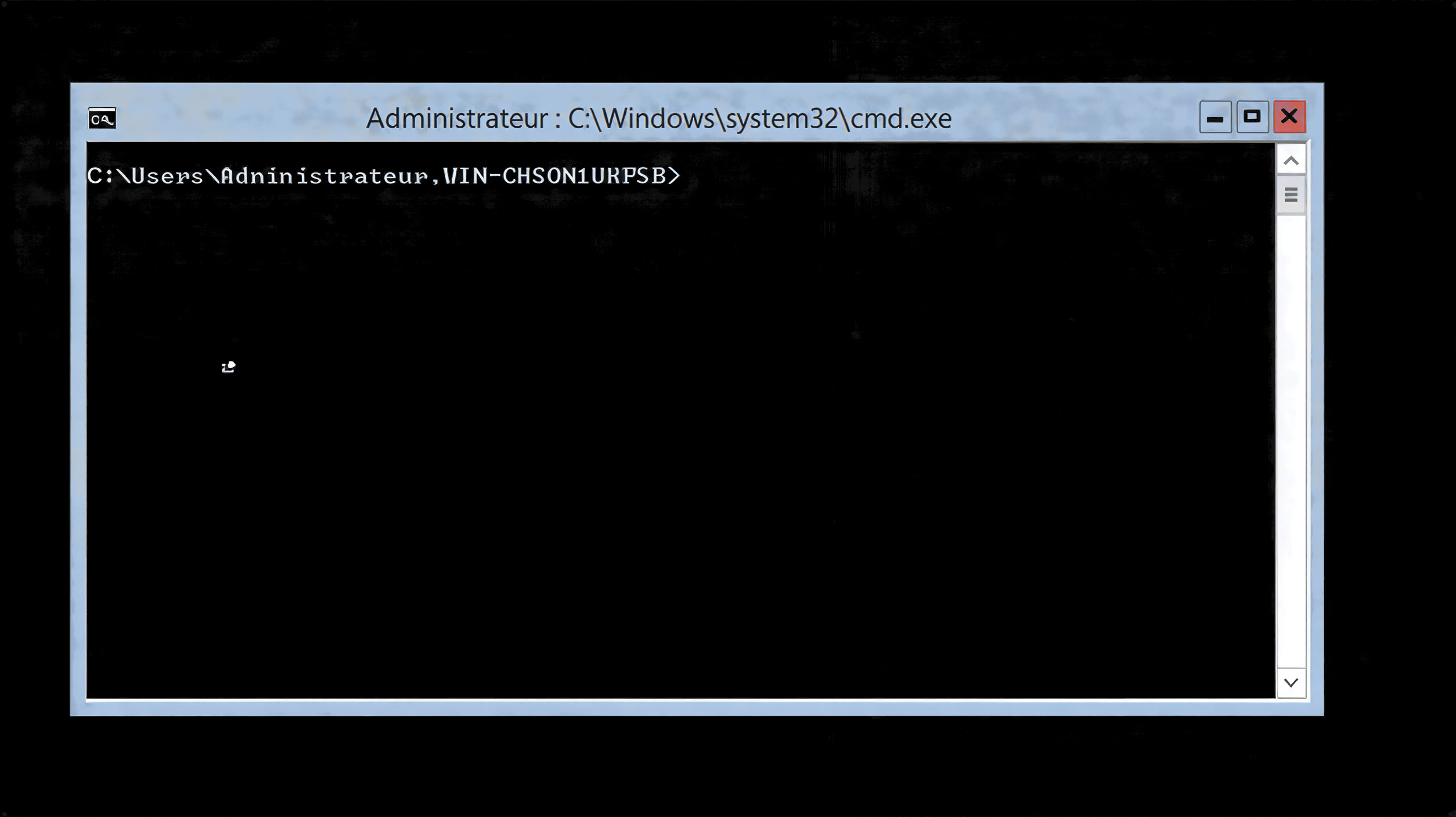 Étape 10 - Invite de commandes Windows Server Core
