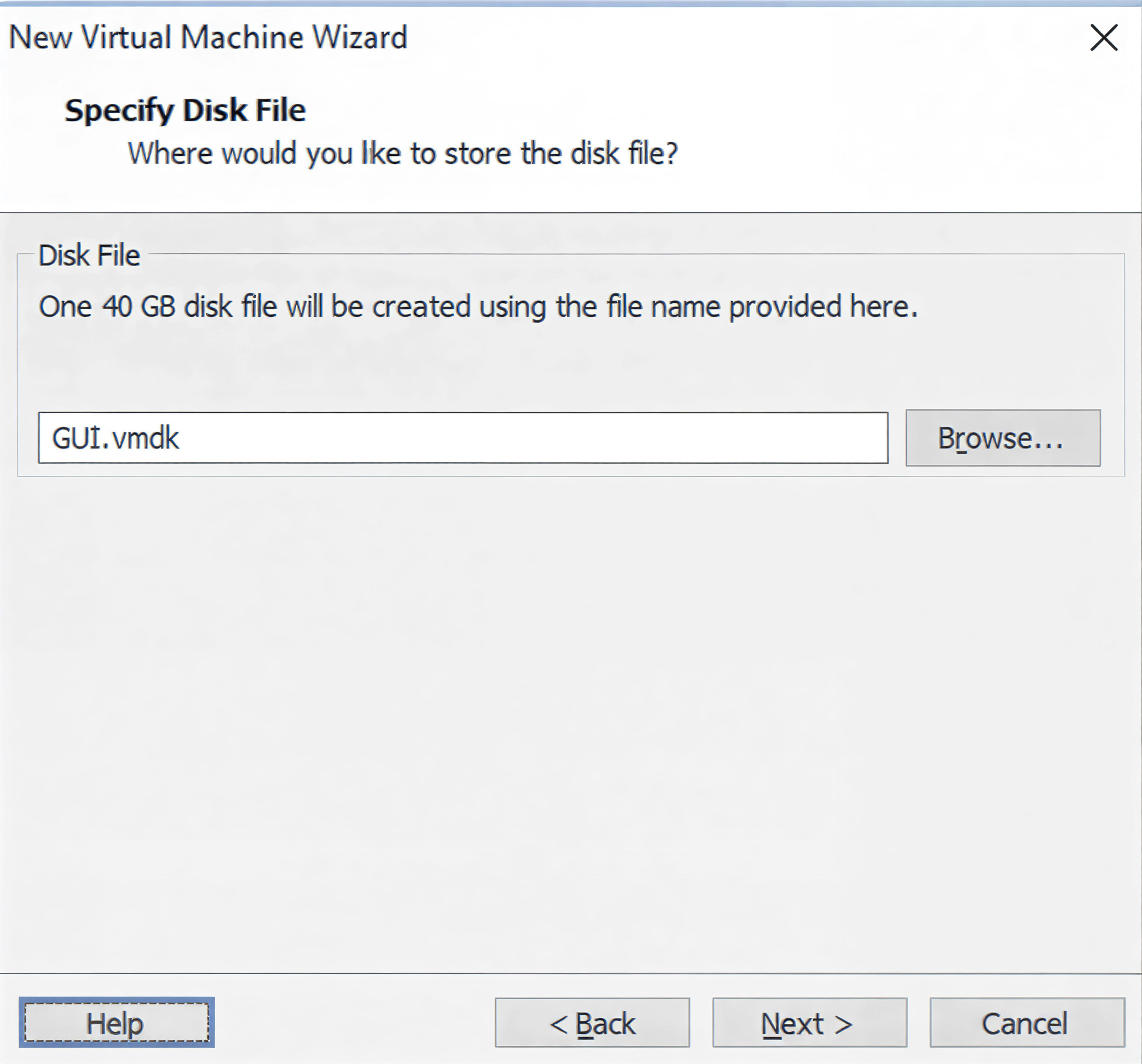 Étape 15 - Nom disque