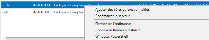Étape 2f - Exécuter des tâches à distance