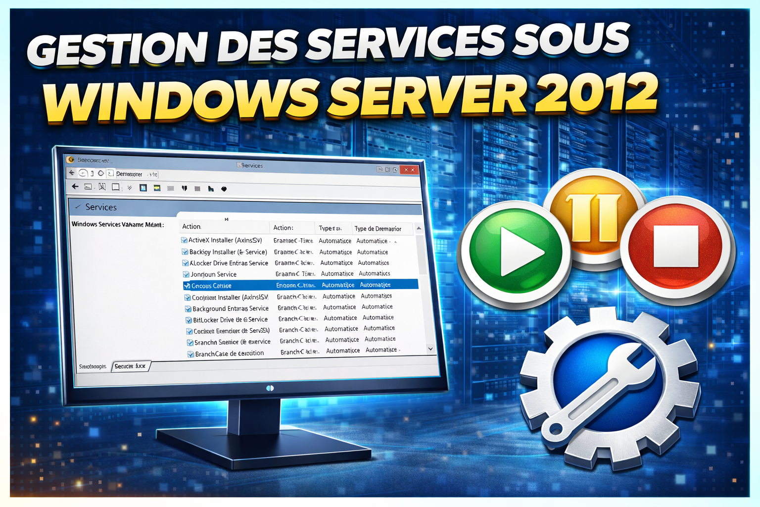 TP 11 – Gestion des services sous Windows Server 2012