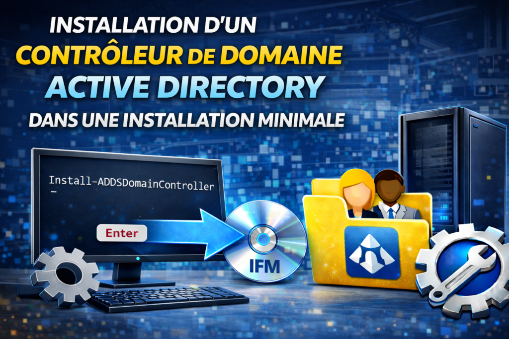 TP 17 – Installation d’un contrôleur de domaine Active Directory dans une installation minimale
